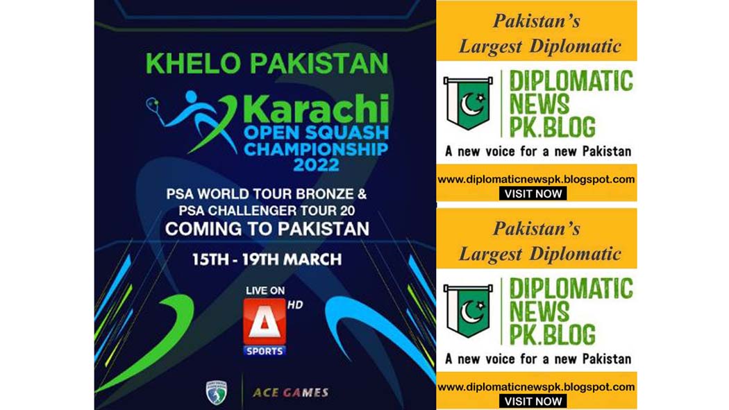 Karachi Open Squash Championship 2022 to kick off from March 15