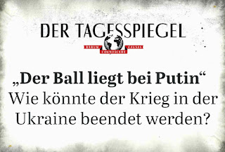 Der Ball liegt bei Putin - Tagesspiegel