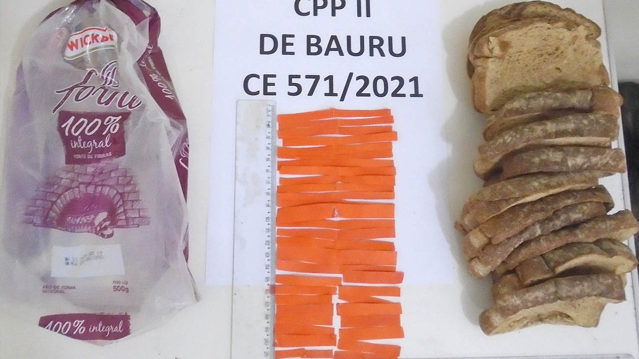 Mãe envia pão recheado com droga sintética para o filho preso em Bauru
