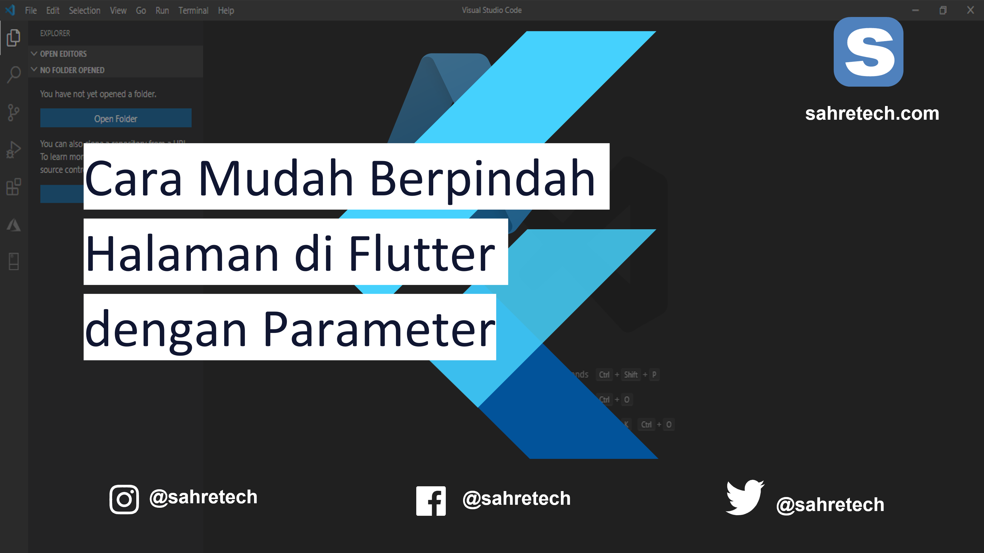 Cara Mudah Berpindah Halaman di Flutter dengan Parameter