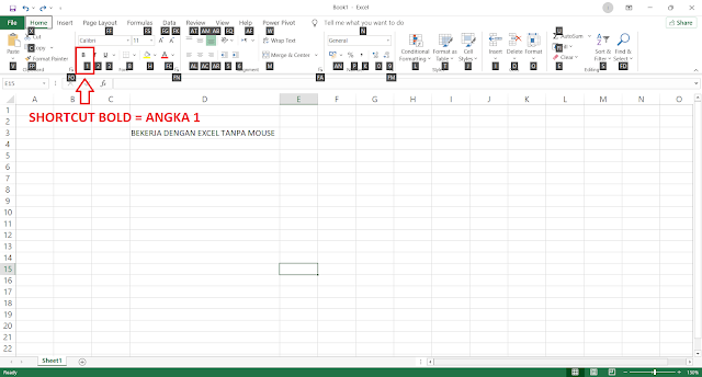 Cara Mengoperasikan Microsoft Excel Tanpa Mouse (Hanya dengan Shortcut Keyboard)