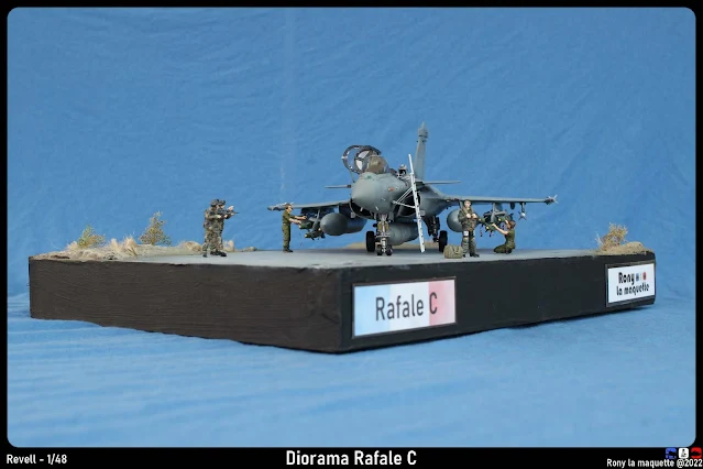 Diorama pour un Rafale C.