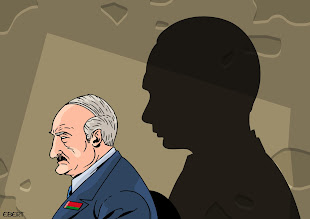 Tha shadow of Lukashenko