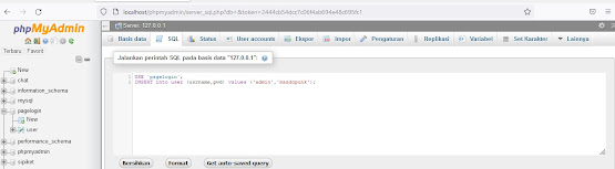 query insert mysql phpmyadmin