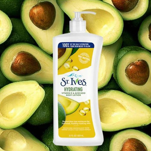 Handbody untuk Kulit Kering Bersisik dan Gatal - St. Ives Daily Hydrating Vitamin E & Avocado