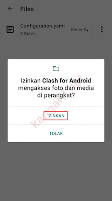 klik izinkan