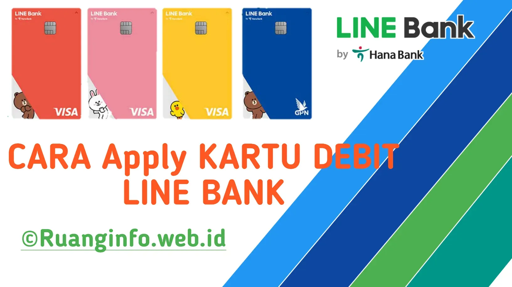 Cara Ajukan Kartu Debit LINE BANK Secara Online- Hey sob, apakah kalian sudah tahu kartu debit line bank,yang banyak versi itu loh, yang memiliki bermacam-macam karakter Unik-unik dan menarik.