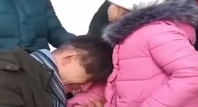 Papá ucraniano se despide de su pequeña hija; desgarrador video ya es viral