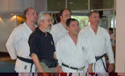 Shihan Demura, Isamu Hamamoto junto a los Profesores Grassi, Arena y Ciccone
