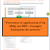 " Processus et application d’un SMQ ISO 9001 : Exemple Entreprise de services " -PDF 