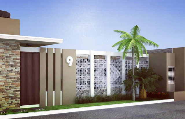 Pagar Roster 3D dengan Desain Mewah untuk Rumah Minimalis Modern