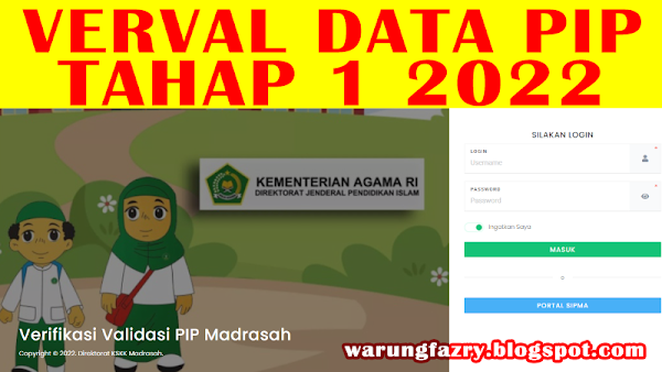 Verval Data PIP Tahap 1 Tahun 2022, Sudah Dimulai