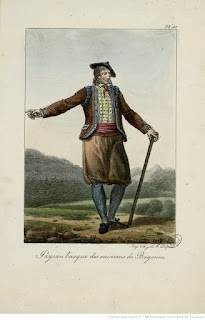 Название :  Paysan basque des environs de Bayonne Автор  :  Lecomte, Hippolyte (1781-1857). Illustrateur