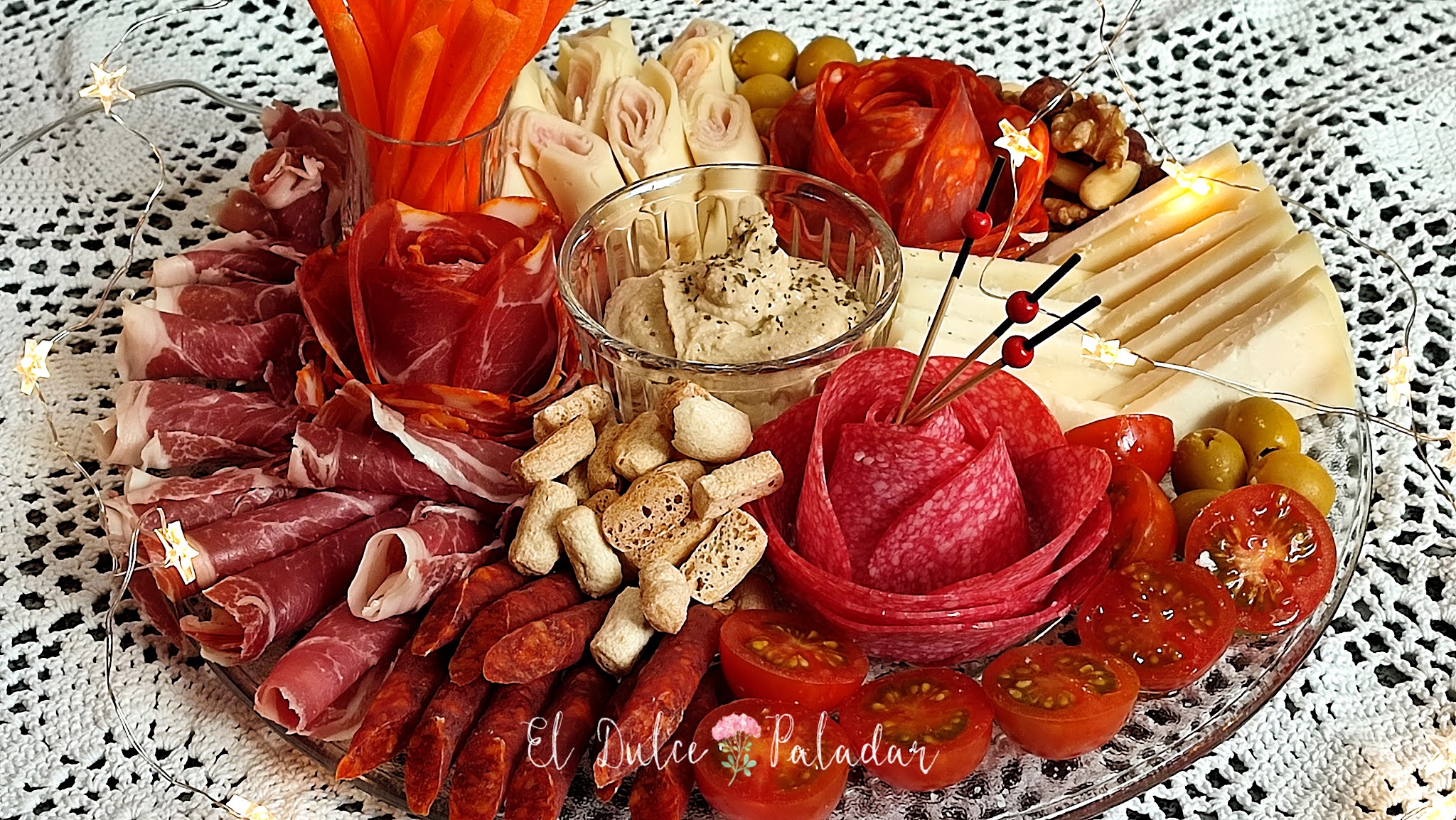 Tabla de aperitivos para fiestas y reuniones