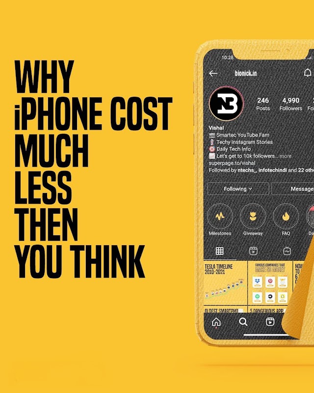 Why Are  Iphone Cost Much More Expensive Than Less Other Products