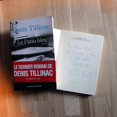 One of the 1.200 dedicated copies of his Marie des brebis and the lasted and last novel of Tillinac.