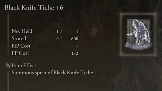 Elden Ring: Comment obtenir Black Knife Tiche – Nouvel emplacement d'invocation + carte Best Spirit Ashes