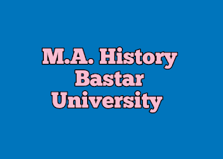 M.A history question paper Bastar University