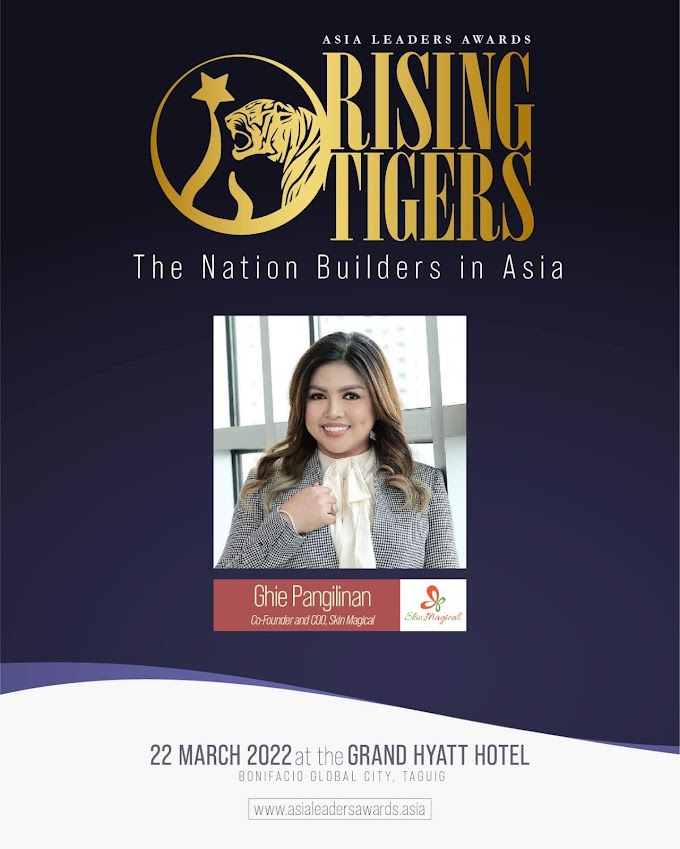 Skin Magical’s Ghie Pangilinan Is Among Asia Leaders Awards’ Top 50 “Rising Tigers: Nation Builders