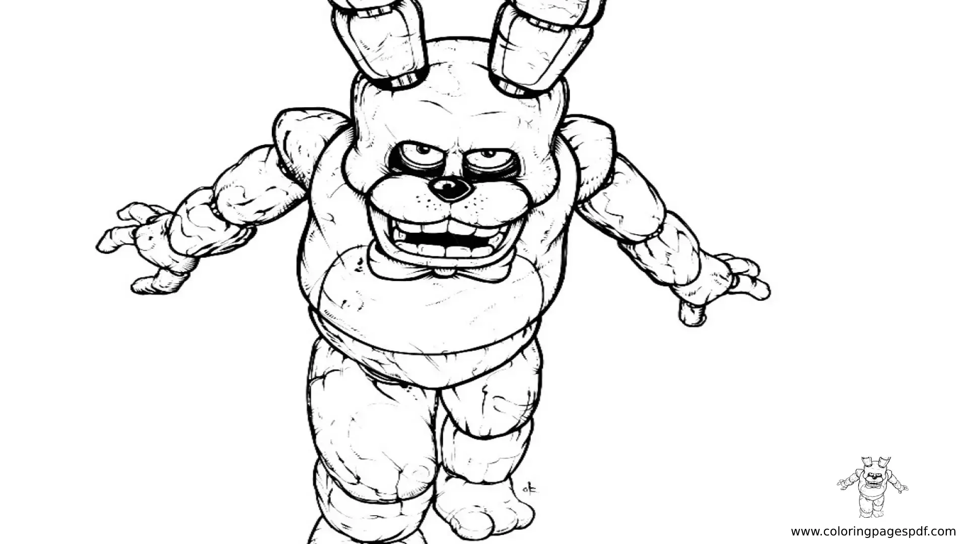 Coloring Pages Of Bonnie