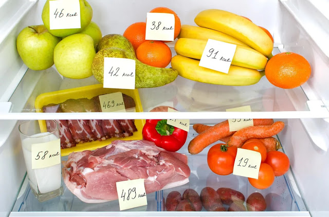 калорийность различных продуктов в холодильнике