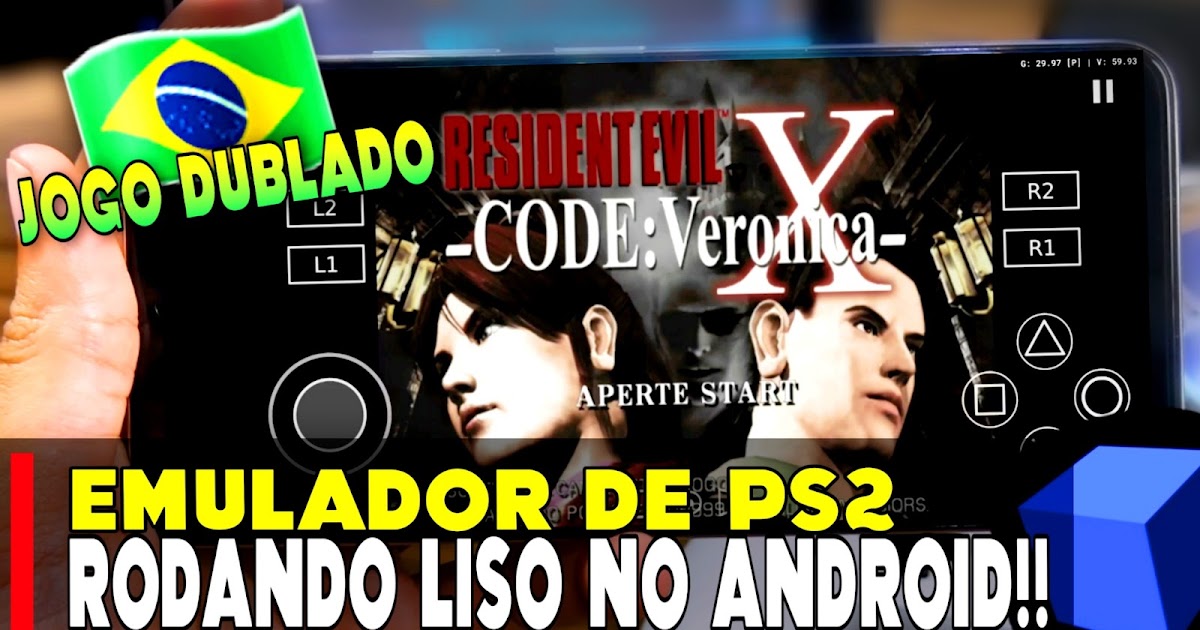 Jogos de PS2 no Celular  Melhor Configuração do AetherSX2 