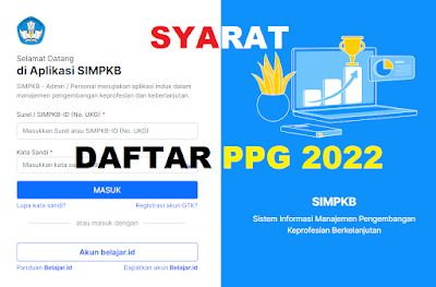 Syarat dan Cara Mendaftar PPG Tahun 2022 Melalui Web SimPKB