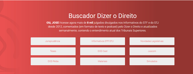 Buscador dizer o direito