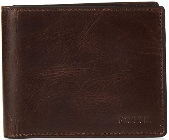 leather bifold wallet