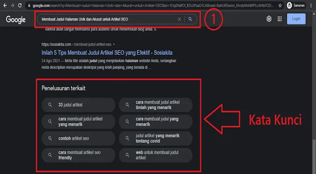 Kata Kunci Google