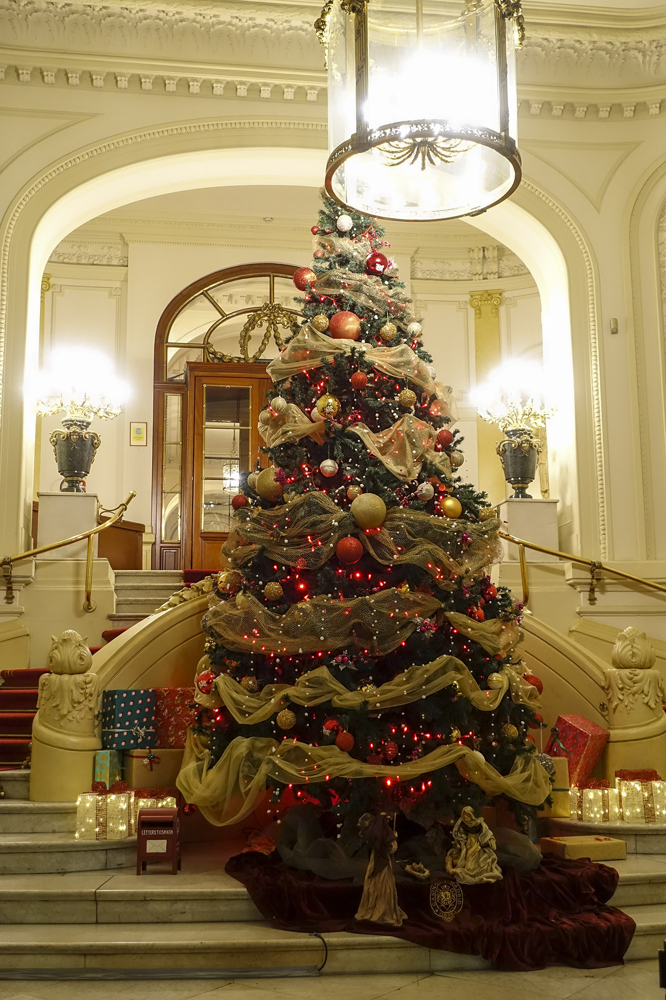 Christmas tree in Madrid