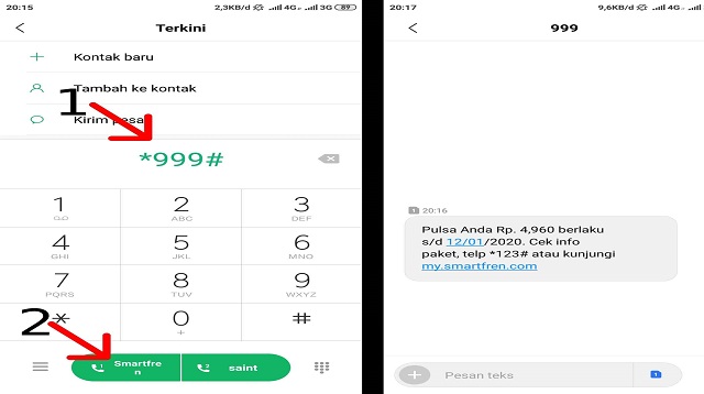 Cara Cek Pulsa Smartfren Lewat WA