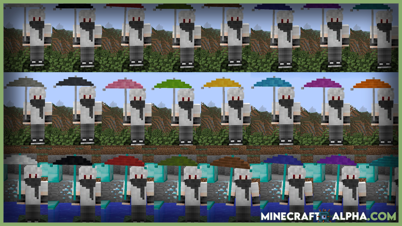 Minecraft Vampires Need Umbrellas Mod 1.17.1