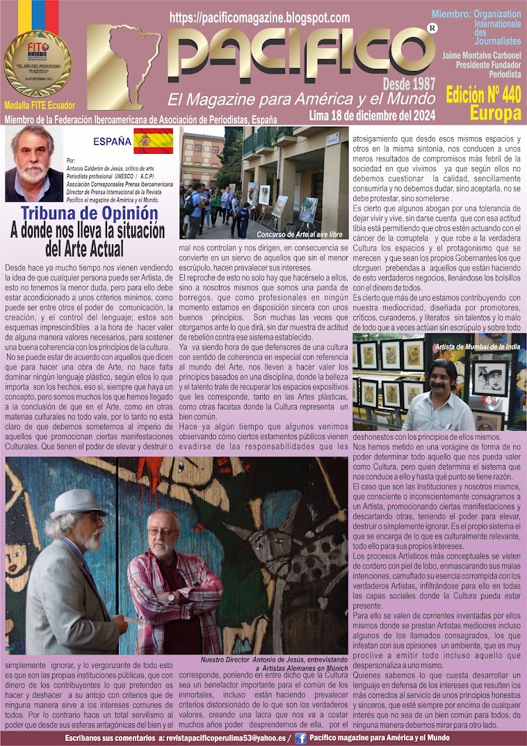 Revista Pacifico N° 440 Europa