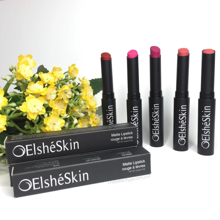 Review Elsheskin Matte Lipstick Shade Adora