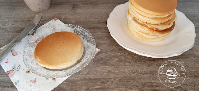 Pancakes légers et protéinés au skyr - Dans la cuisine d'Hilary