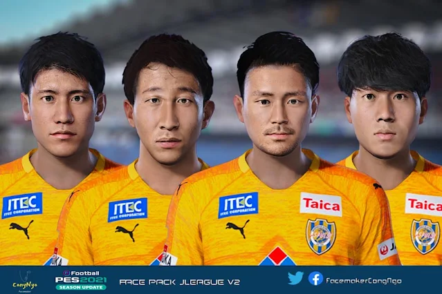 Facepack J-League V2 For eFootball PES 2021