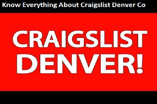 Craigslist Denver Co