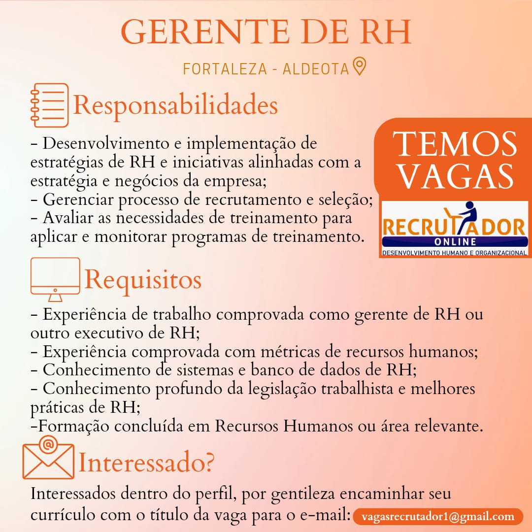 GERENTE DE RH