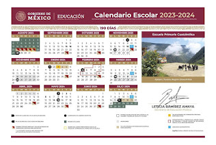 Calendario Escolar 2023-2024