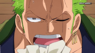 ワンピースアニメ 916話 ワノ国編 | ONE PIECE ロロノアゾロ