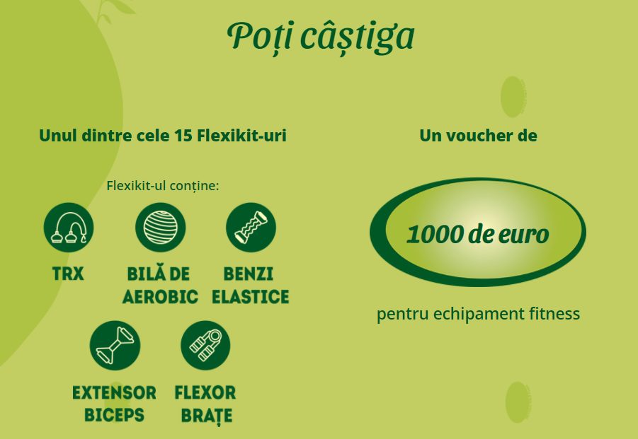 Concurs - Castiga un voucher de 1.000 de euro pentru echipament fitness - concursuri - online