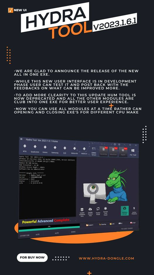 Download Hydra Tool v2023.1.6.1 [All in One Exe and New User Interface Update !]