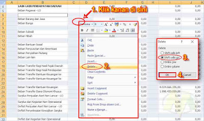 Cara Menghapus Baris dan Kolom Yang Kosong Secara Otomatis dan Cepat di Ms Excel.