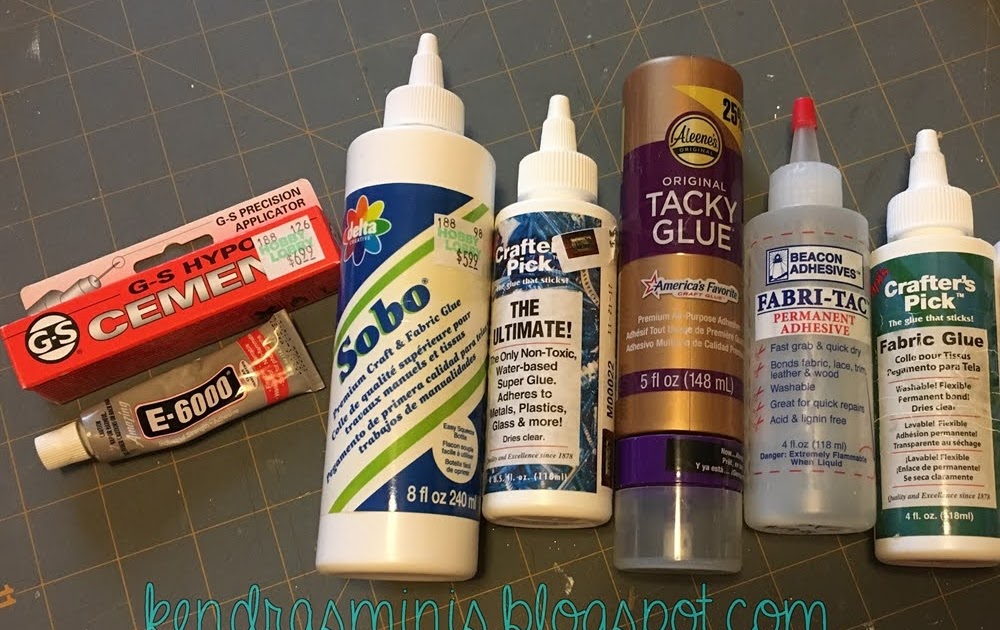 Kendra's Minis: How do you Glue That?