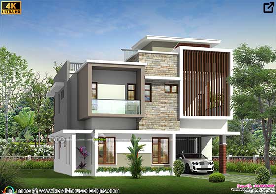 Box model contemporary home design 3170 sq-ft