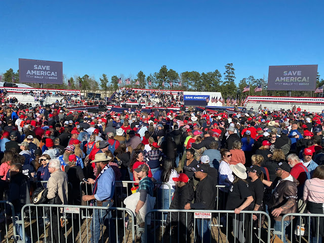 Trump Crowd Attendance in Conroe, Texas