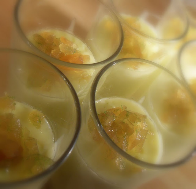 Lime and Ginger Posset