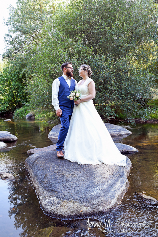 photo de mariage près de la Sèvre nantaise