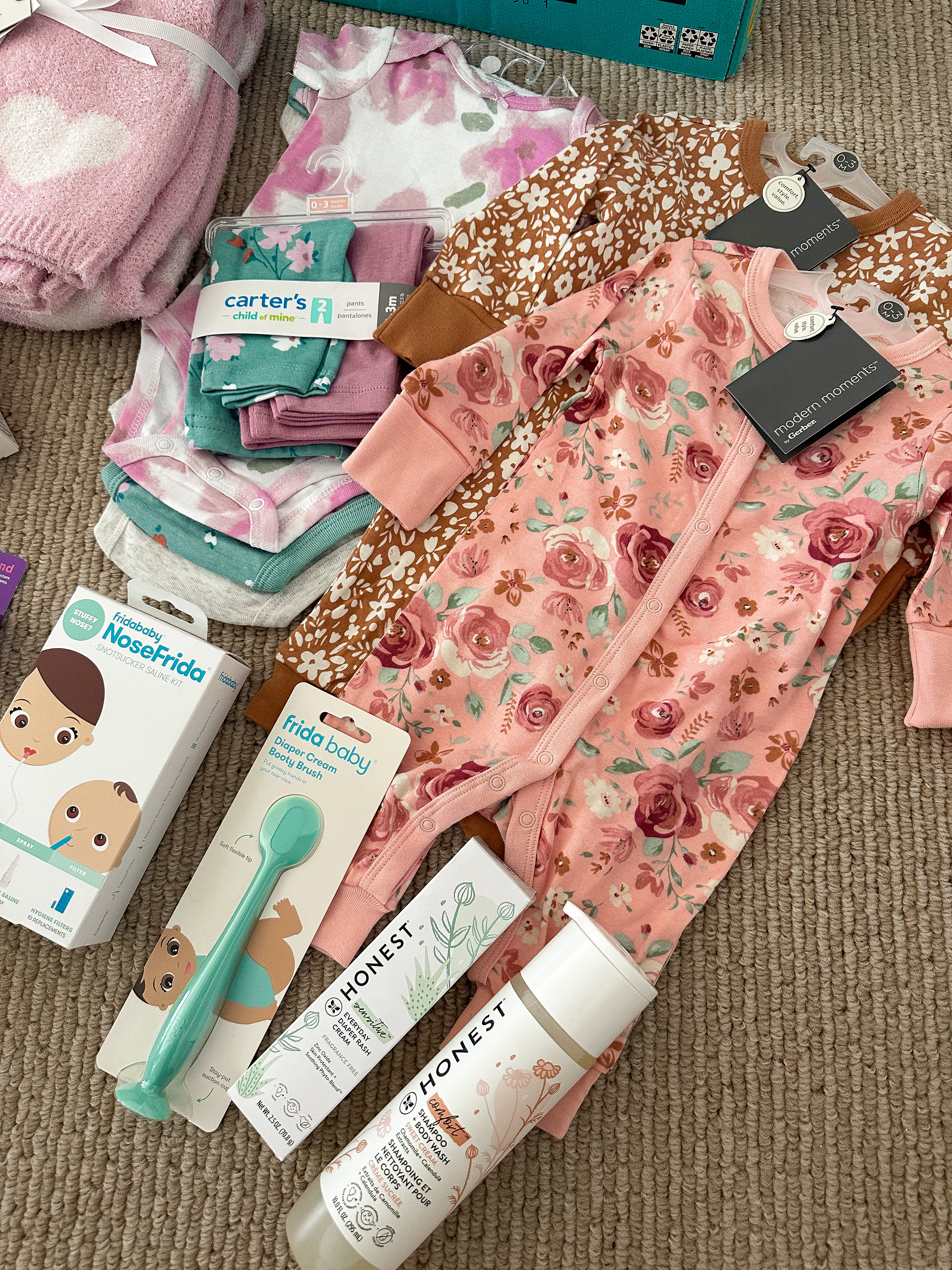 Welcome Baby Basket with Walmart - Something Delightful Blog #BabyEssentials #BabyGiftIdea #BabyShowerIdea #BabyItems #WalmartFinds #WalmartBaby